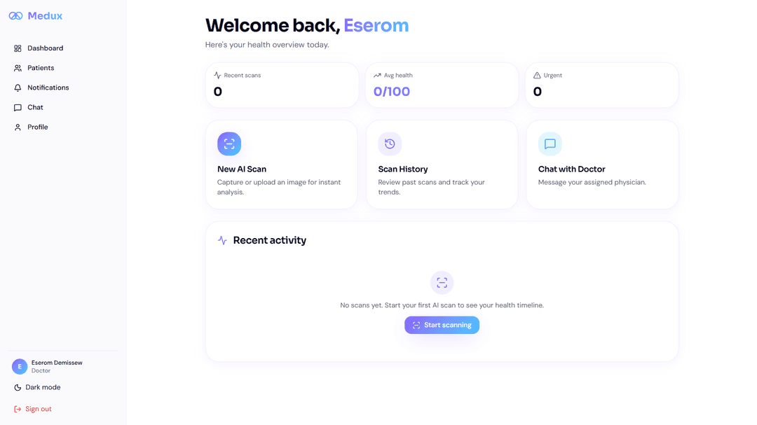 MedUX – Disease Identifier AI